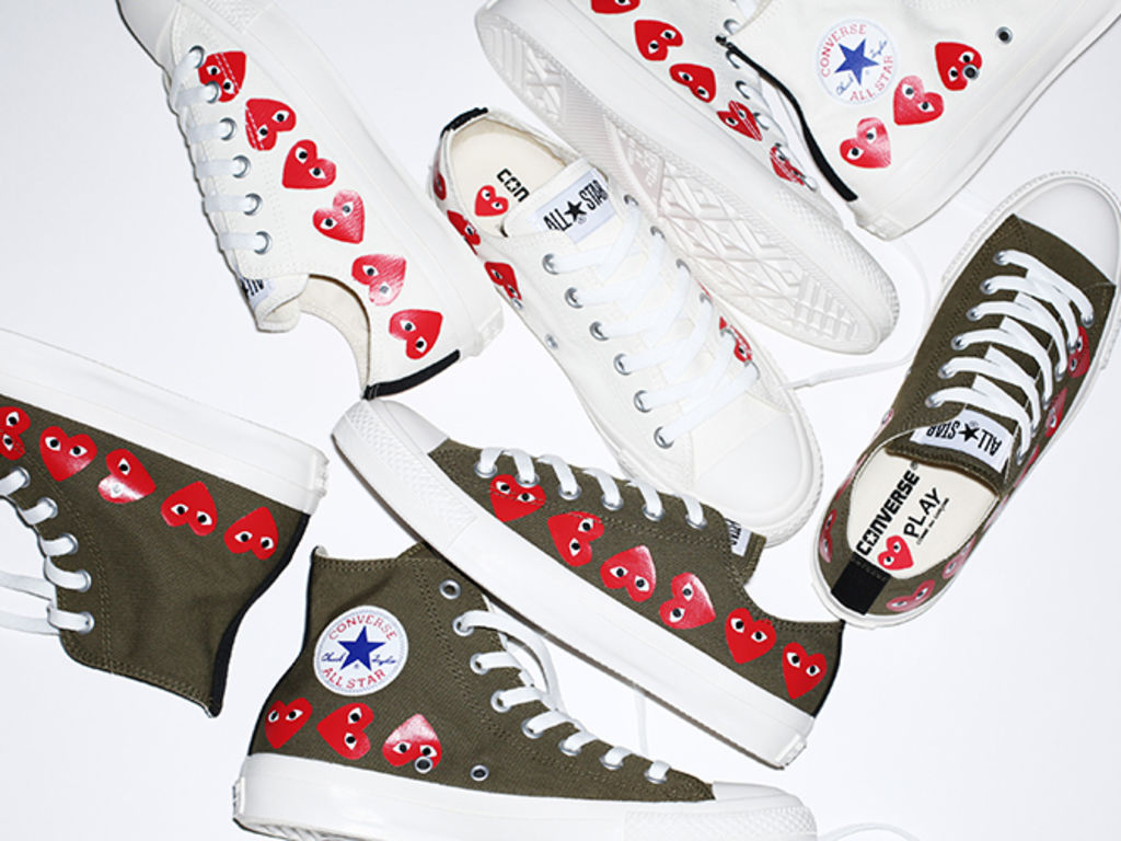 The collaboration between Converse and Comme des Garçons 